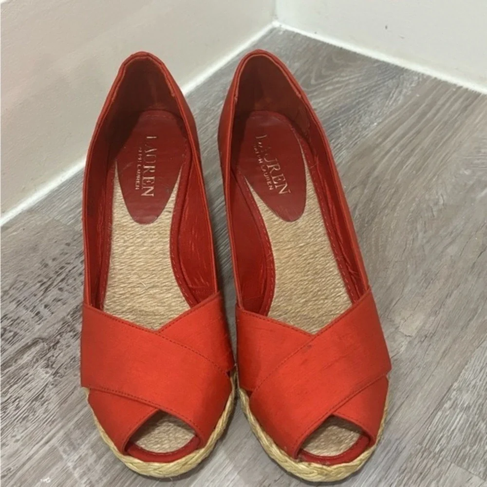 Lauren‎ Ralph Lauren Coral Espadrille Flats